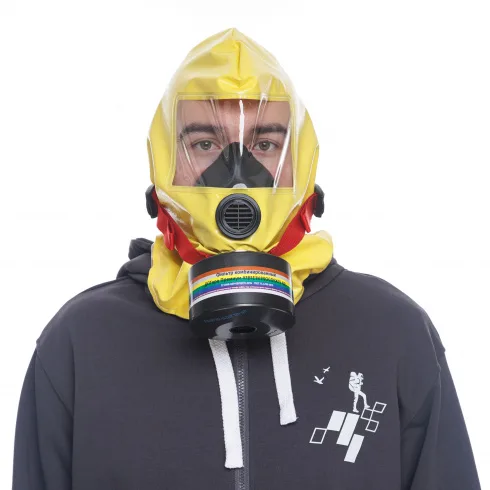 Самоспасатель фильтрующий универсальный высокой эффективности «Газодымозащитный комплект ЗЕВС 40 Премиум»